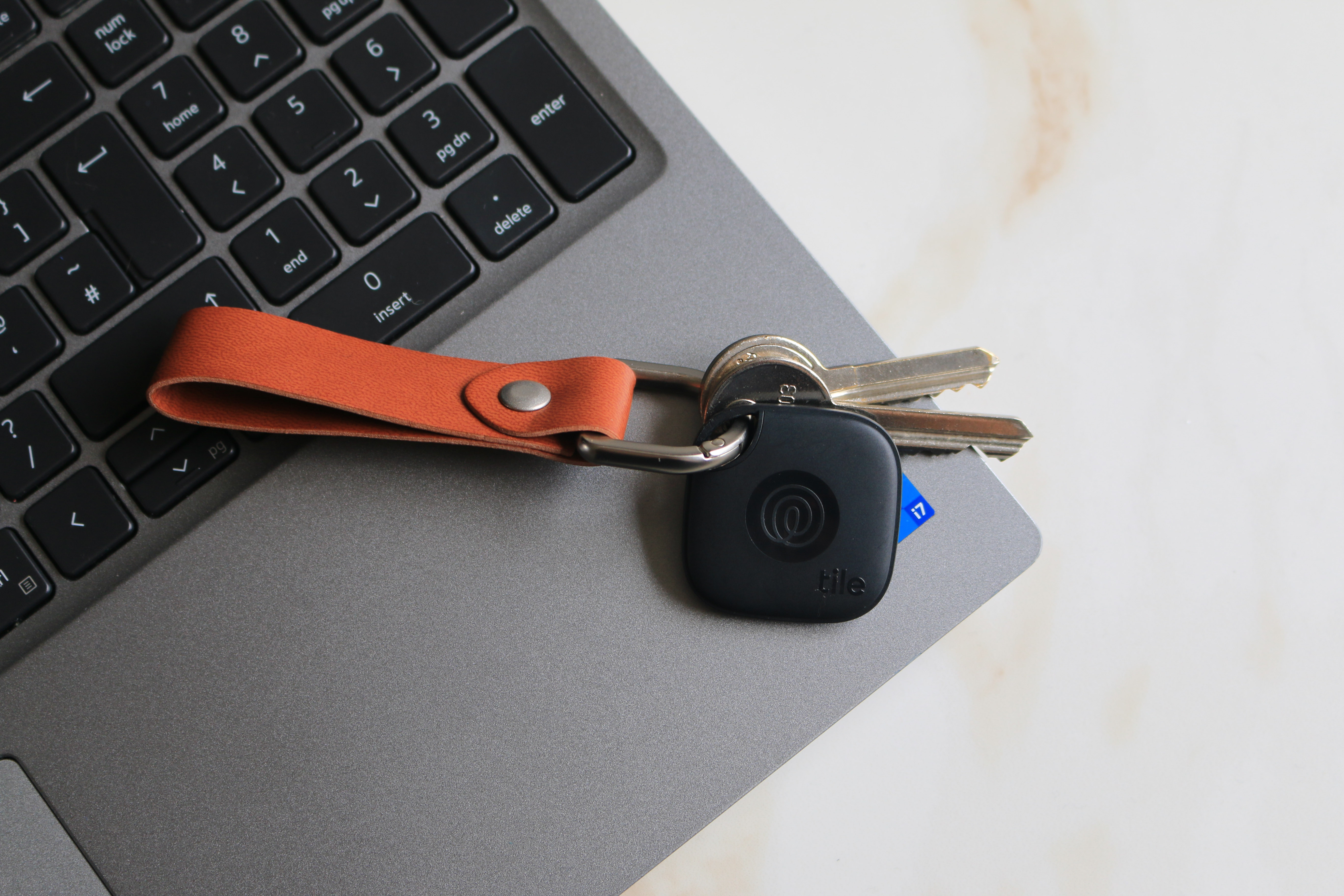 New Tile Mate with Vegan Leather Key Fob 108