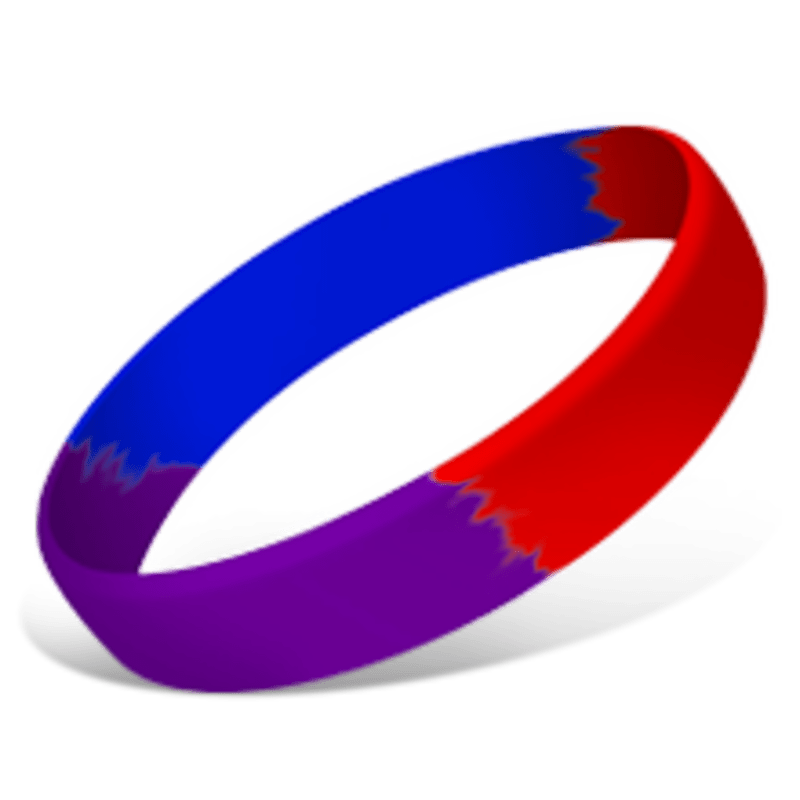 1 Inch Full Color Printed Wristbands 111