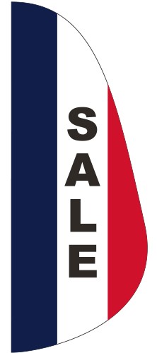 "SALE" 3' x 8' Message Feather Flag 1