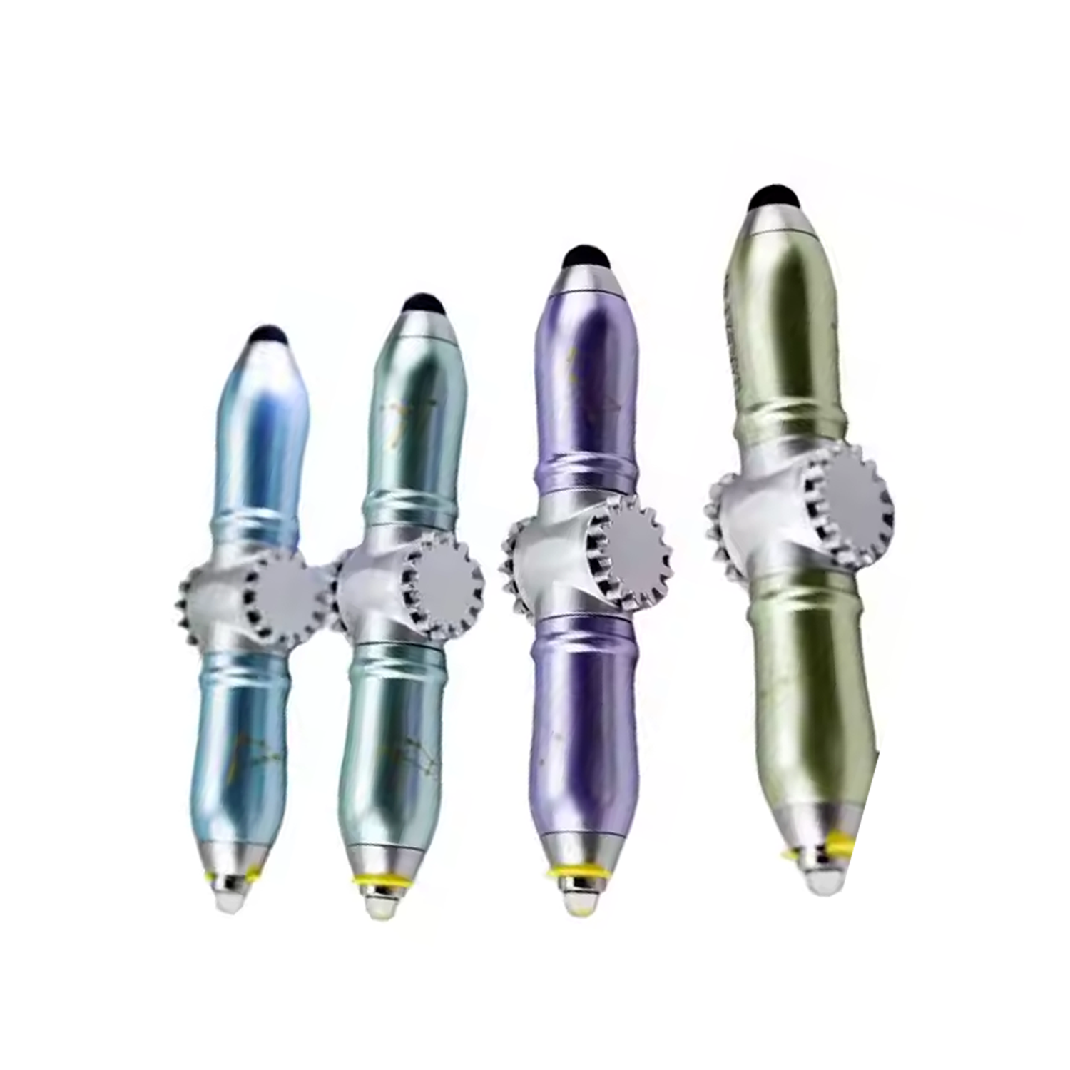 Beautiful AND USFUL LED Fidget Spinner Touch Pen 2