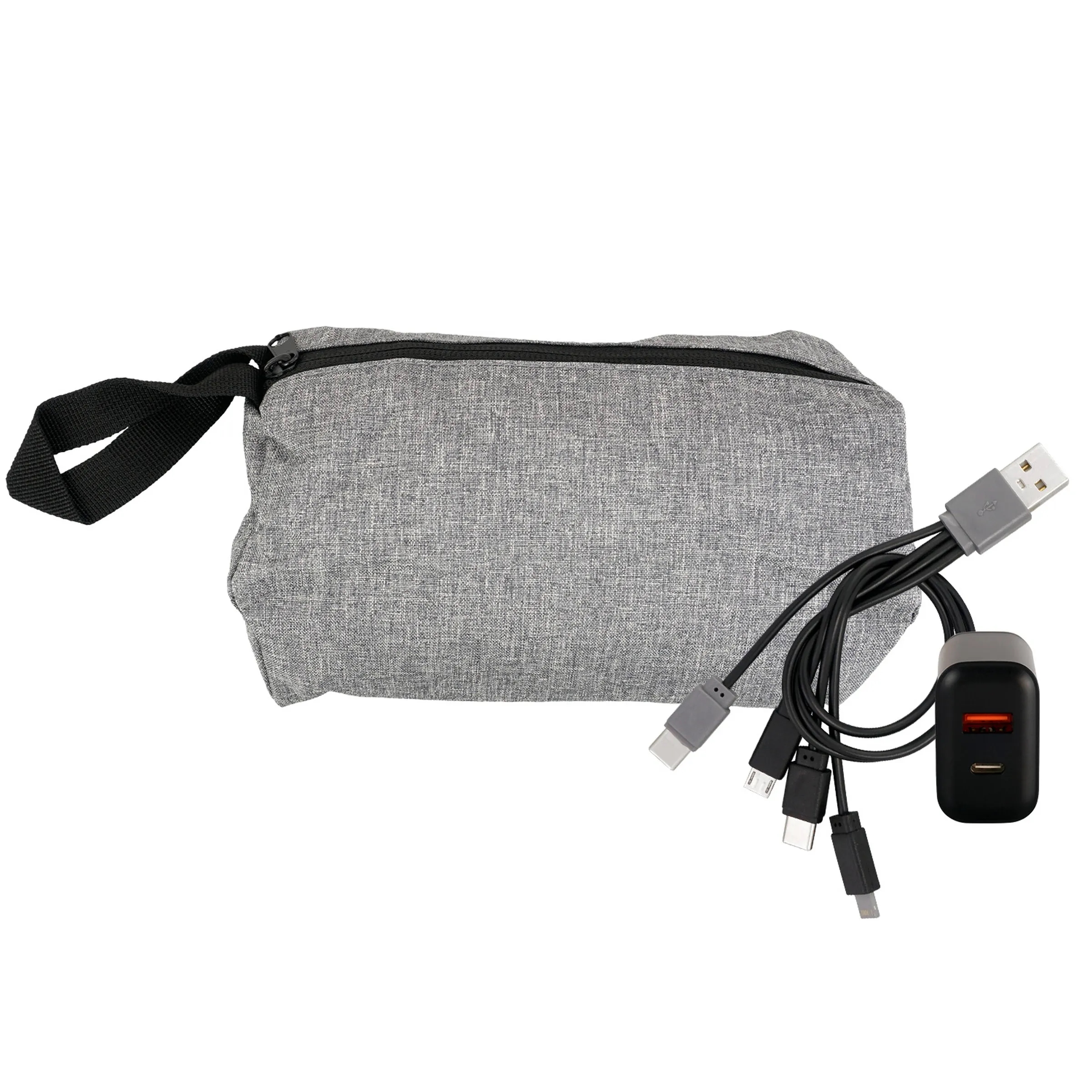 Recycled Travel Pouch Fast Charger Set 8
