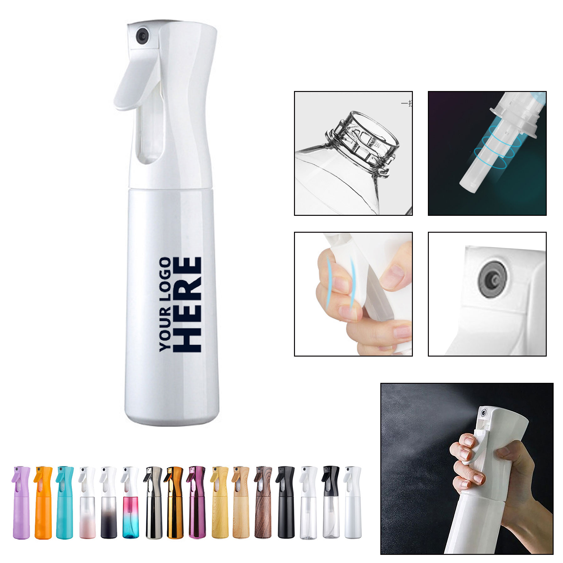 Fine Atomization Continuous Spray Bottle 2