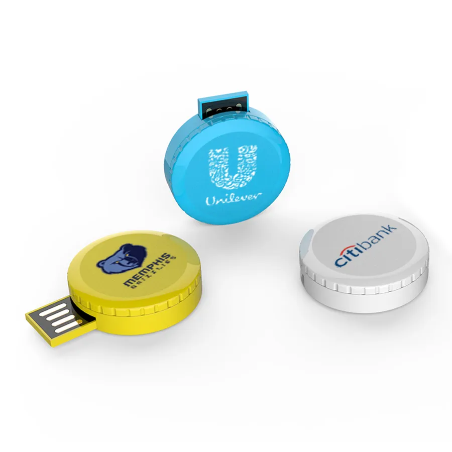 Circular 360 Rotating USB 4