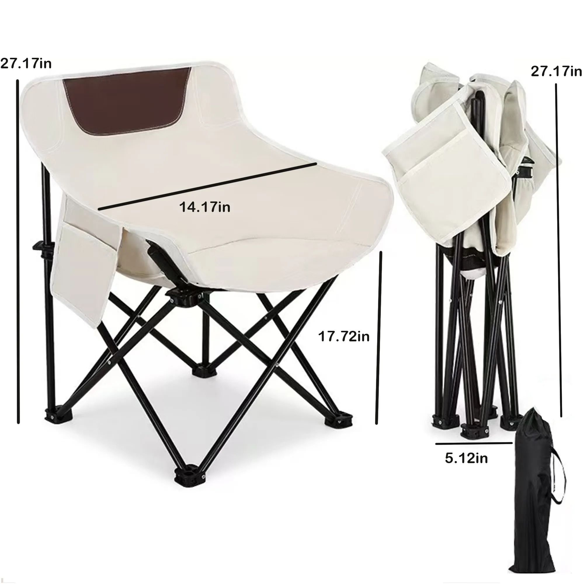 Folding Moon Chair With Portable Bag 2
