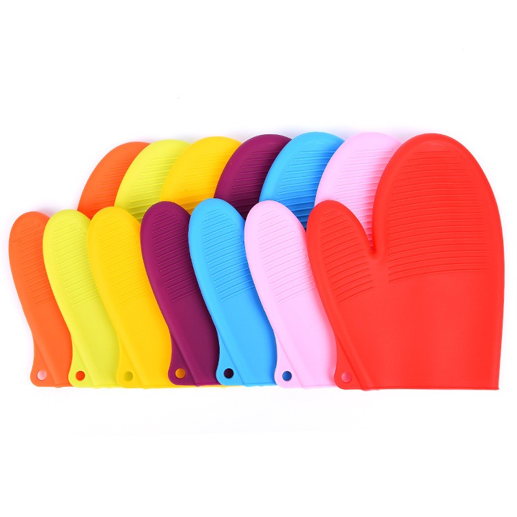 Heat Resistant Oven Silicone Gloves 4