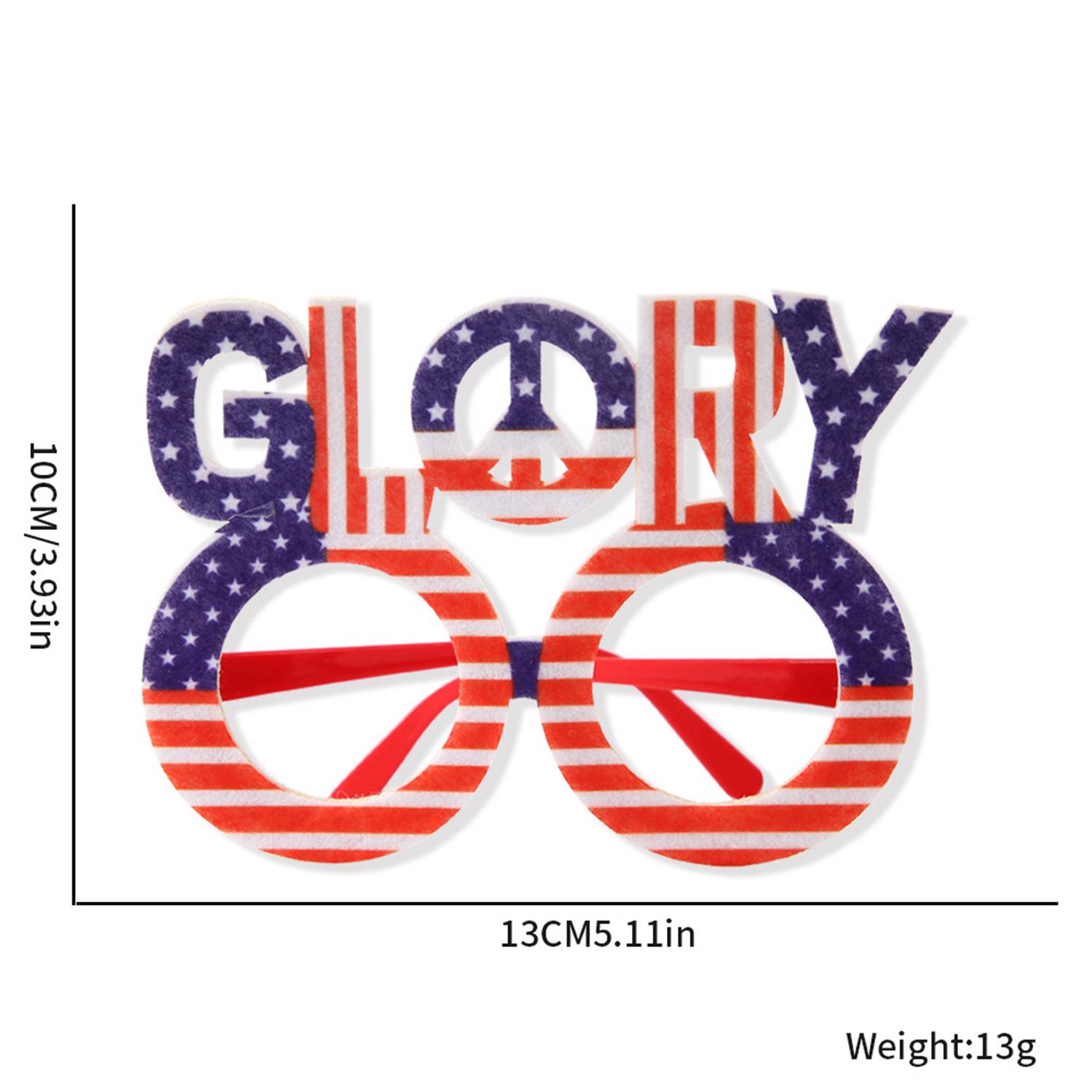 American Independence Day Monogrammed Flag Eyeglass Frame 5