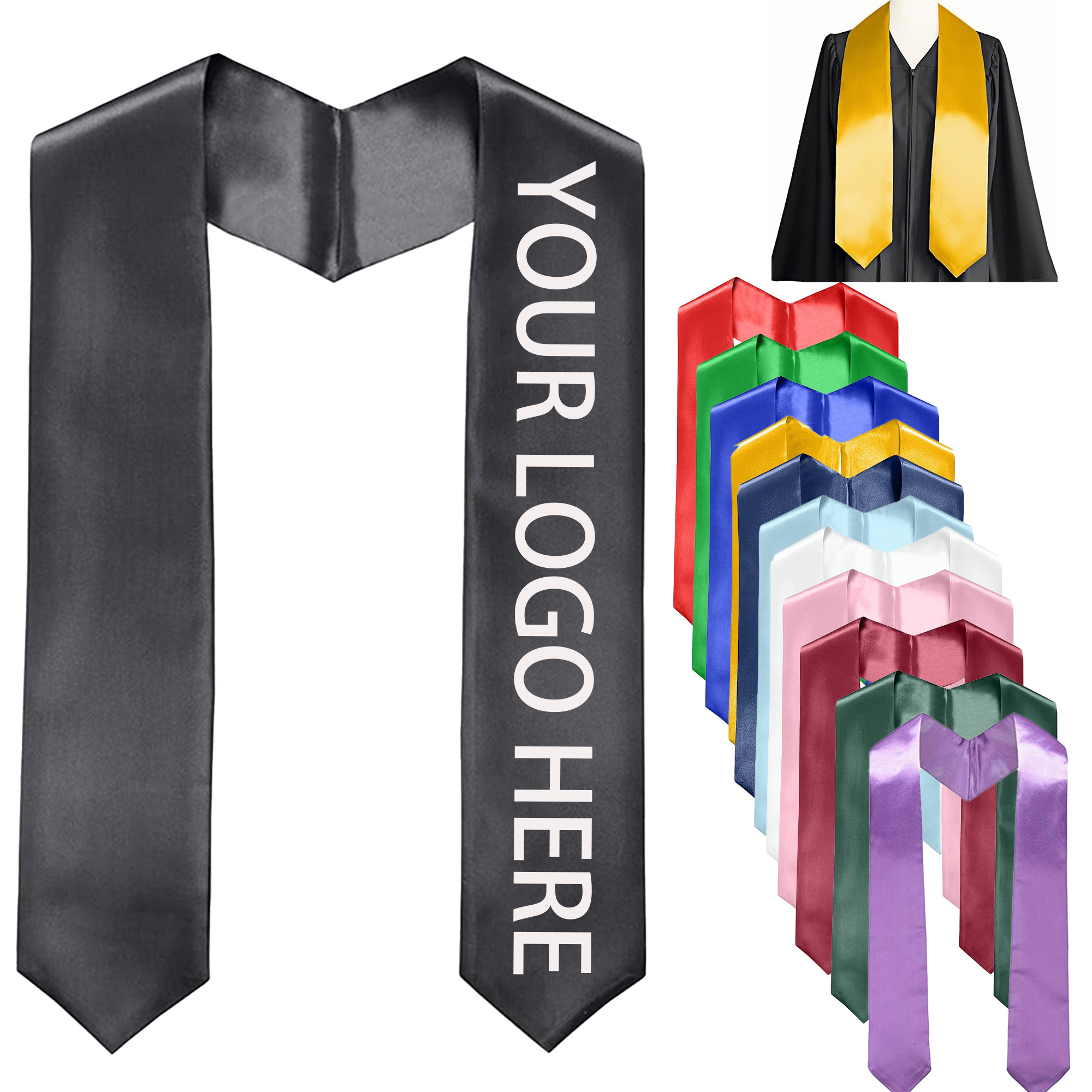 Polyester Graduation Sash For Commencement Ceremony 3