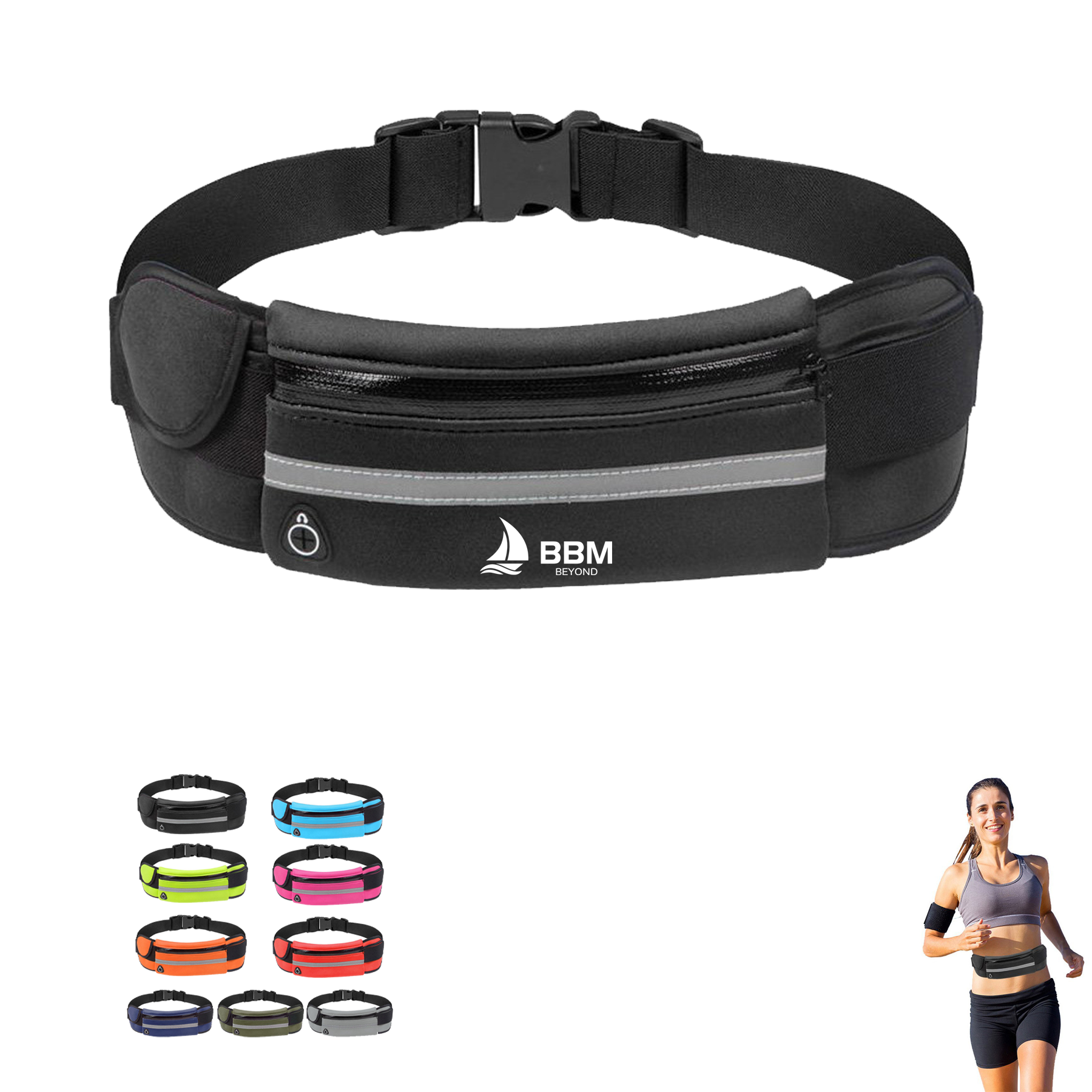 Running Leisure Hands Free Waist Bag 1