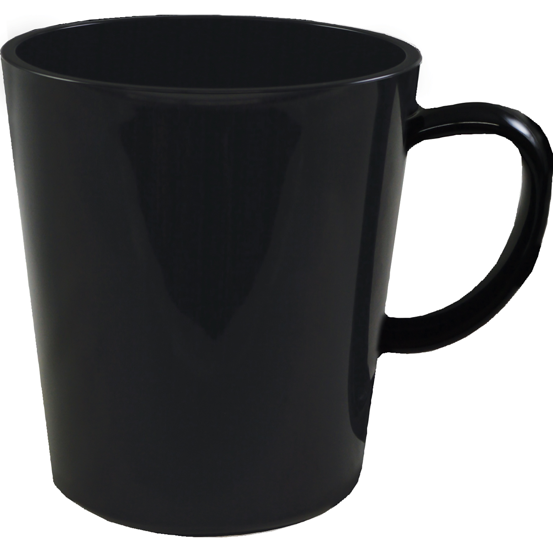 12oz Plastic Latte Coffee Mug with Handle 6