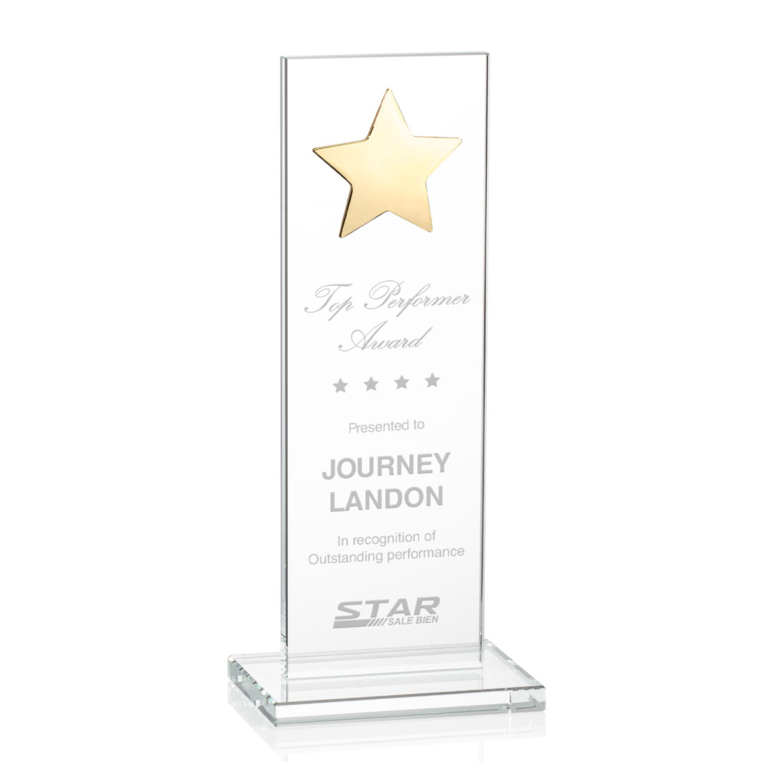 Dallas Star Award - Clear/Gold 4