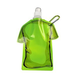 T Shirt Water Bag With Carabiner 500ml 7