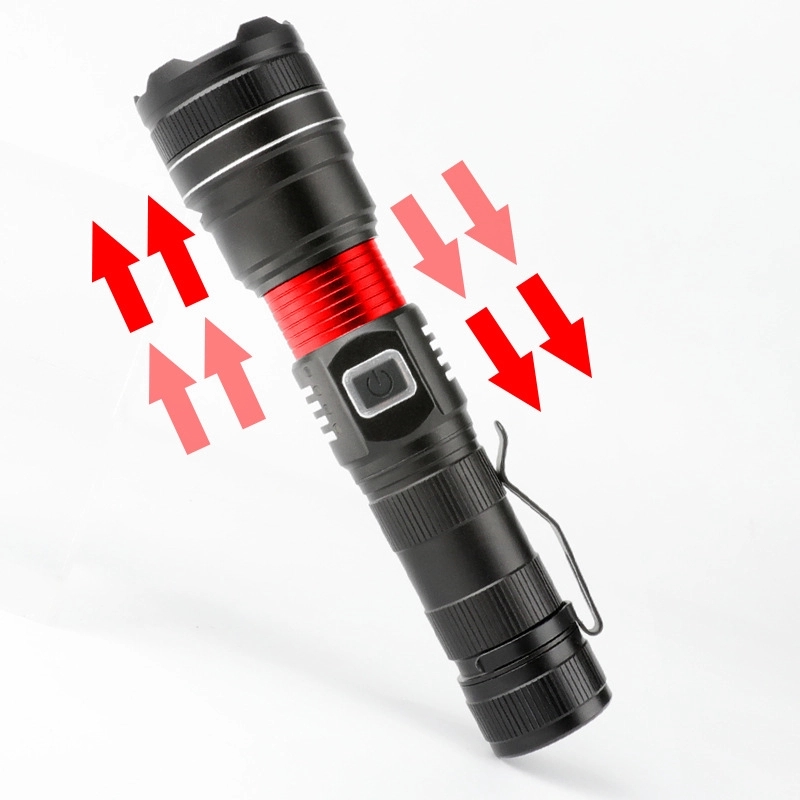 Custom Rechargeable Zoomable Flashlights 3