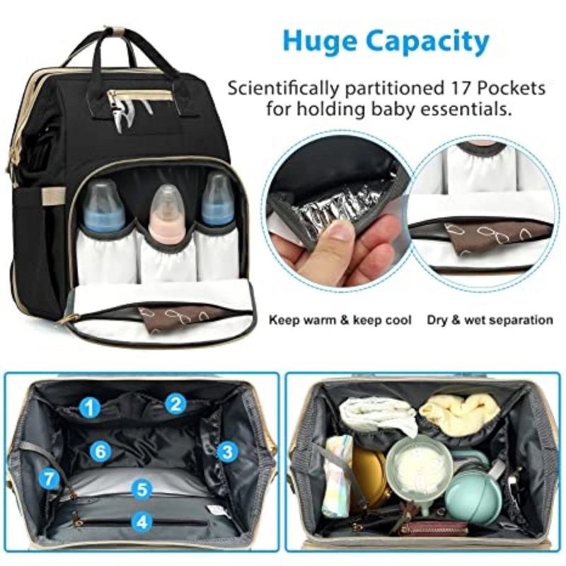 Multifuntion Diaper Backpack With Changing Station 4