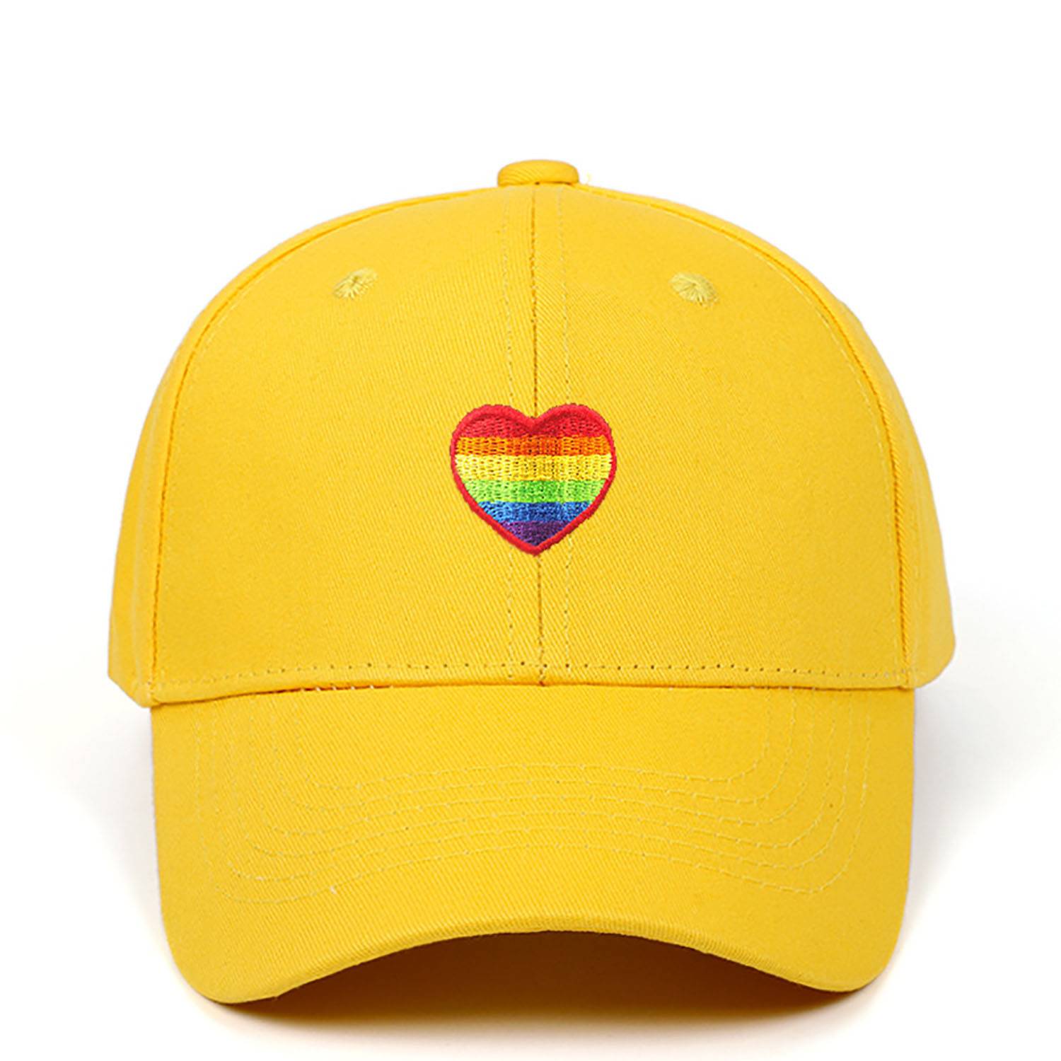 Rainbow Love Embroidered Baseball Cap 9