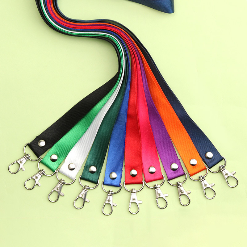 Polyester Name Tag Lanyard with Metal Hook 7