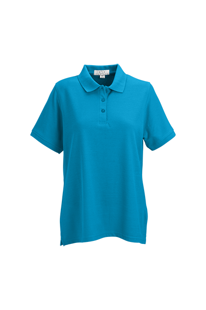 Women's Soft-Blend Double-Tuck Pique Polo 124