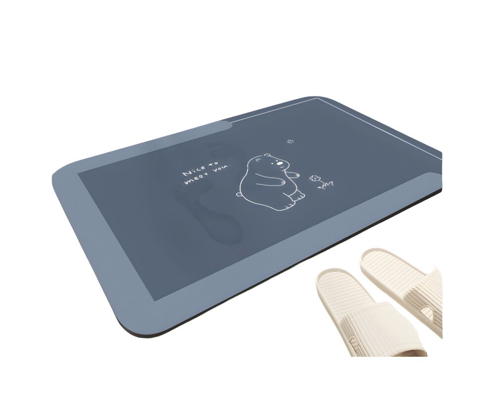 Diatom Mud Absorbent Bathroom Mat 2