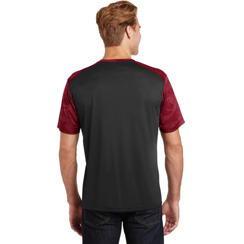 Sport-Tek CamoHex Colorblock Tee. 11