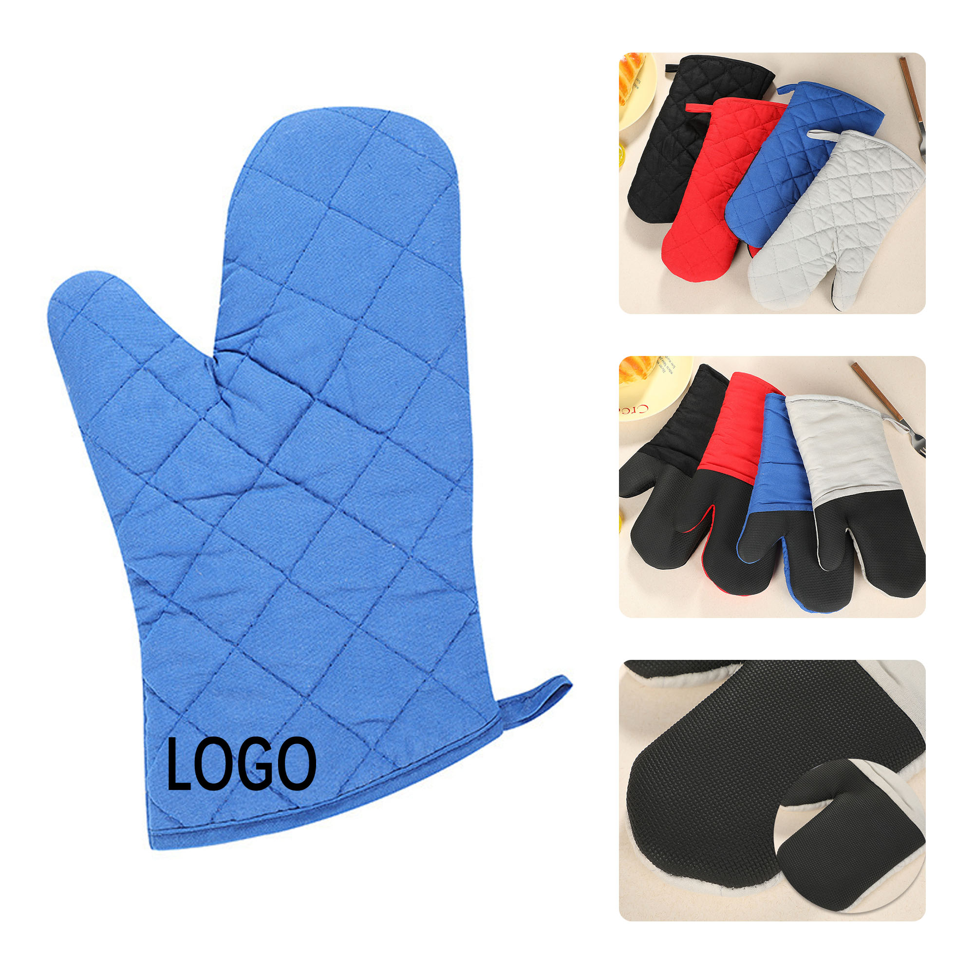 Oven Mitts Baking Gloves Heat Protection 4