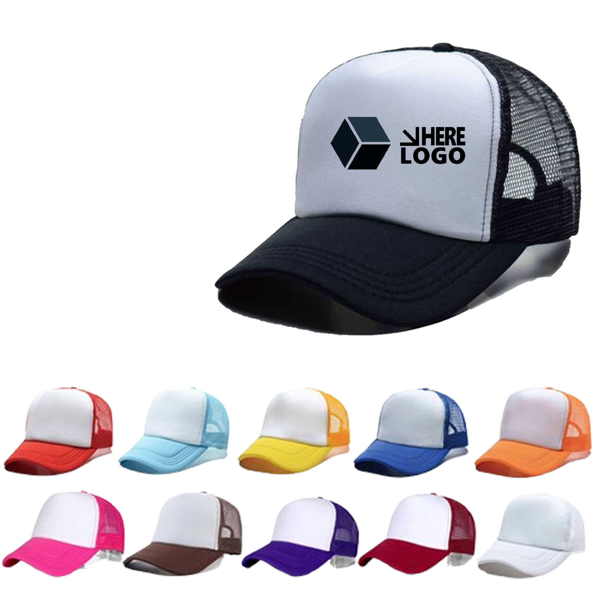 Cotton Mesh Cap Breathable Sunshade Cap 1