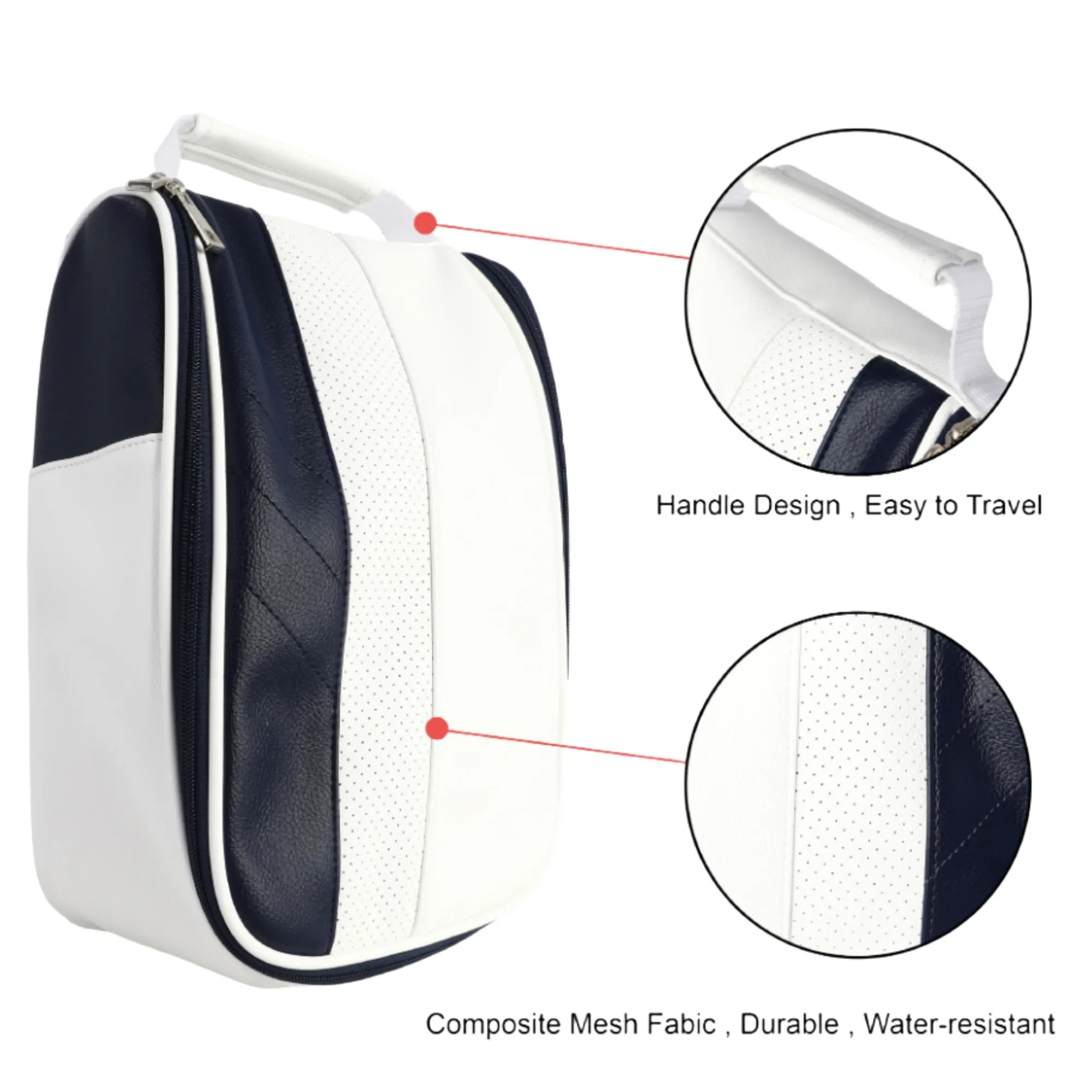 PU Golf Shoe Bag 3