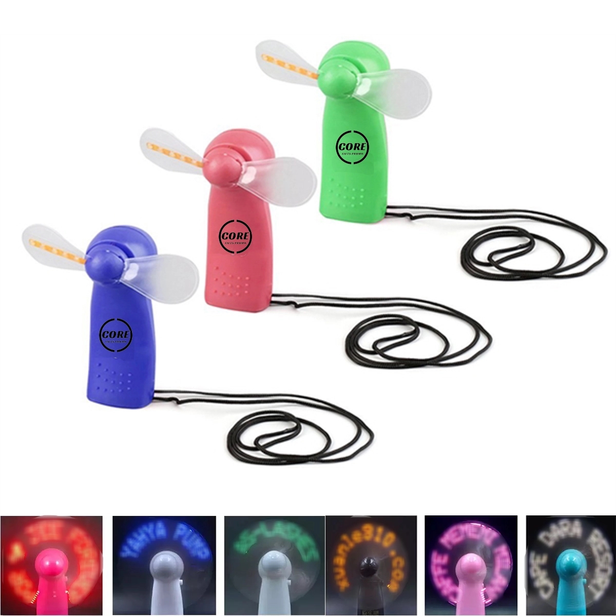 Portable Handheld Fan LED Mini Light 2