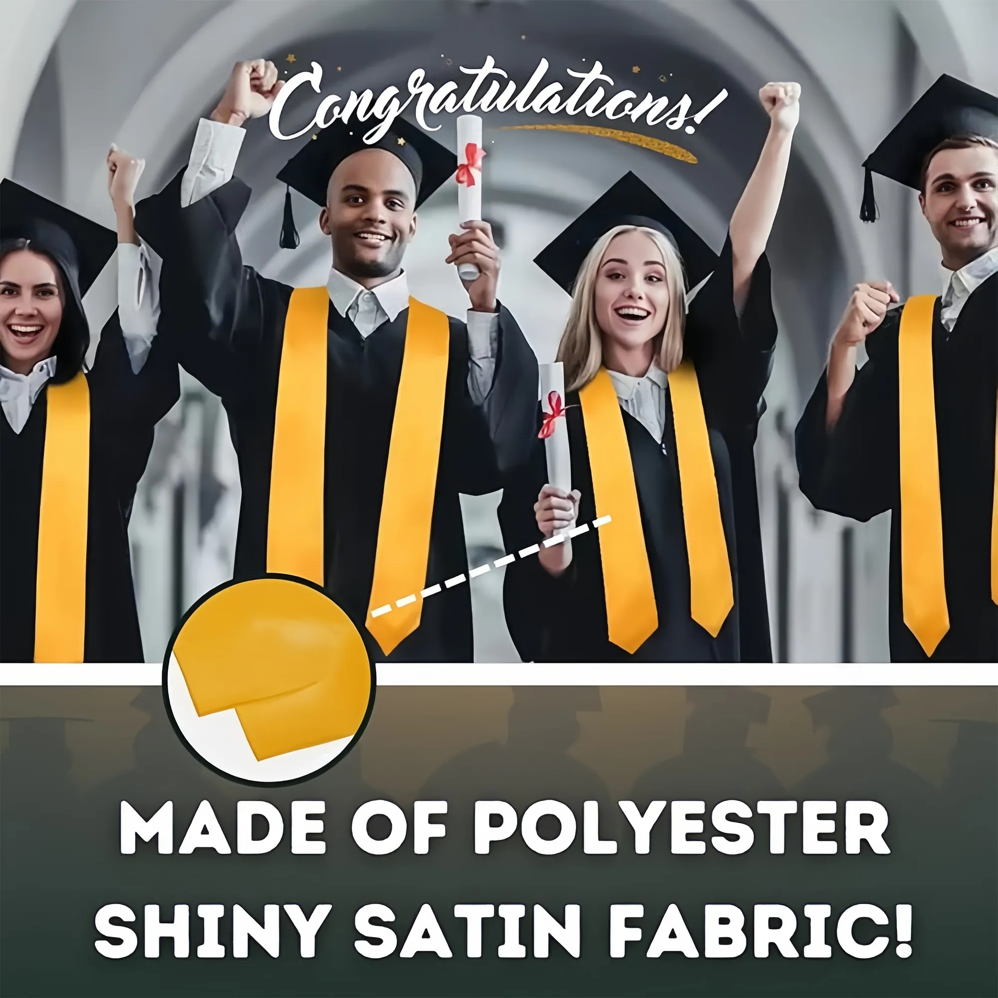 Unisex Academic Stole For Graduation 2