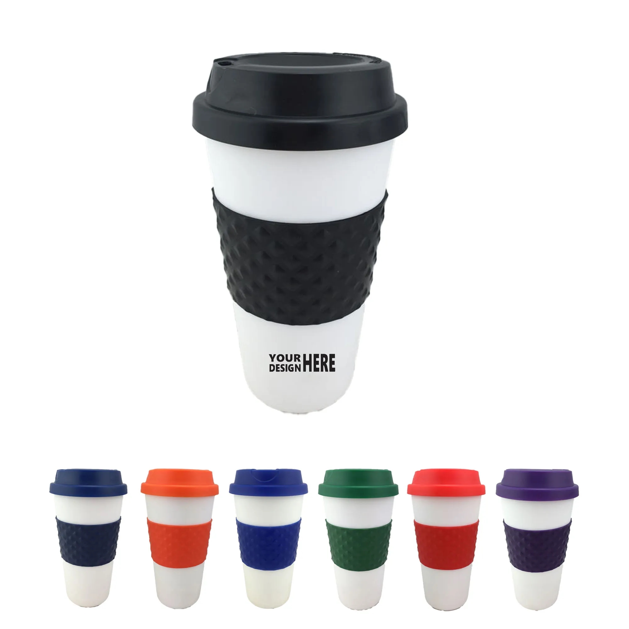 16Oz Double-wall Plastic Coffee Cup 5