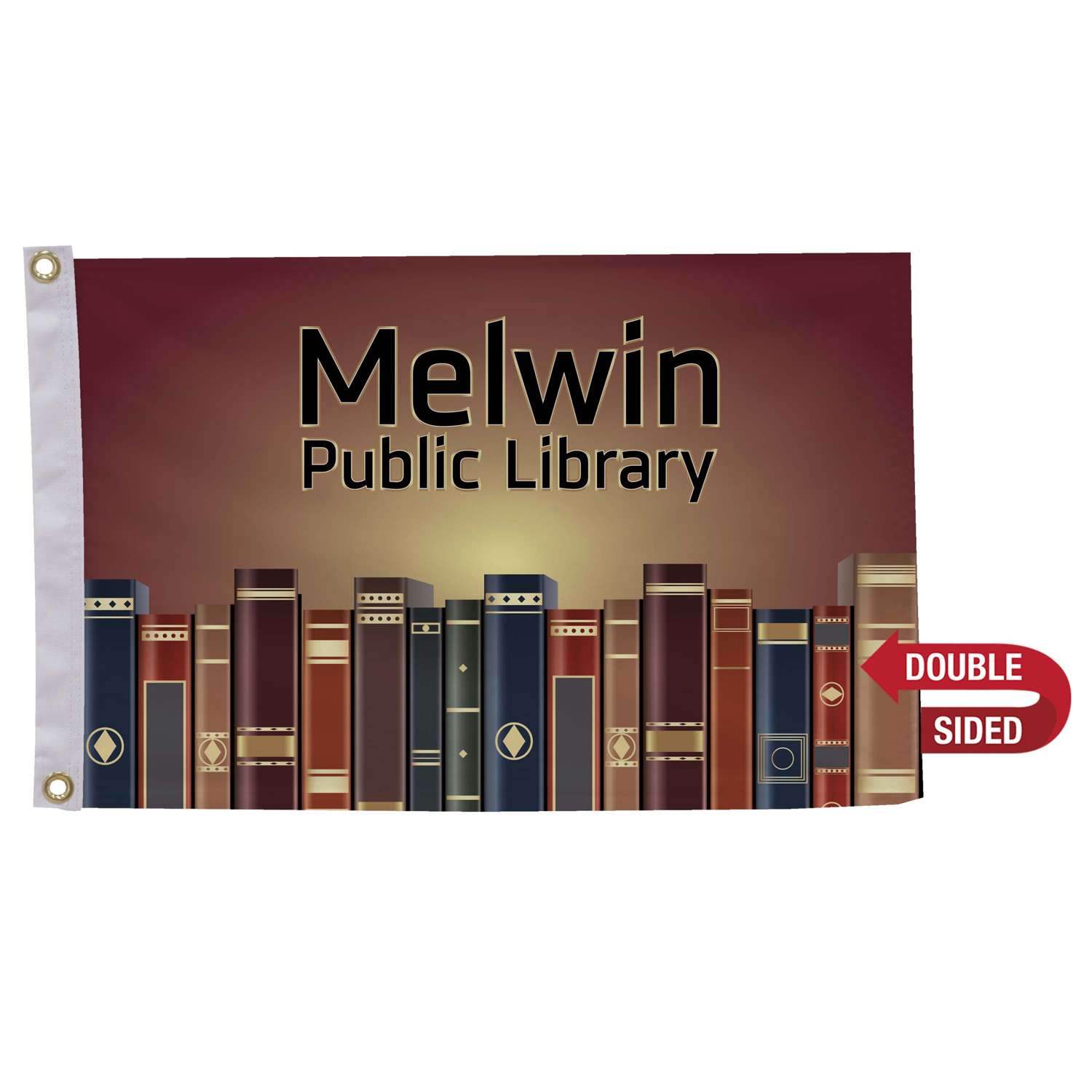 16" x 24" Nylon Flag Double-Sided