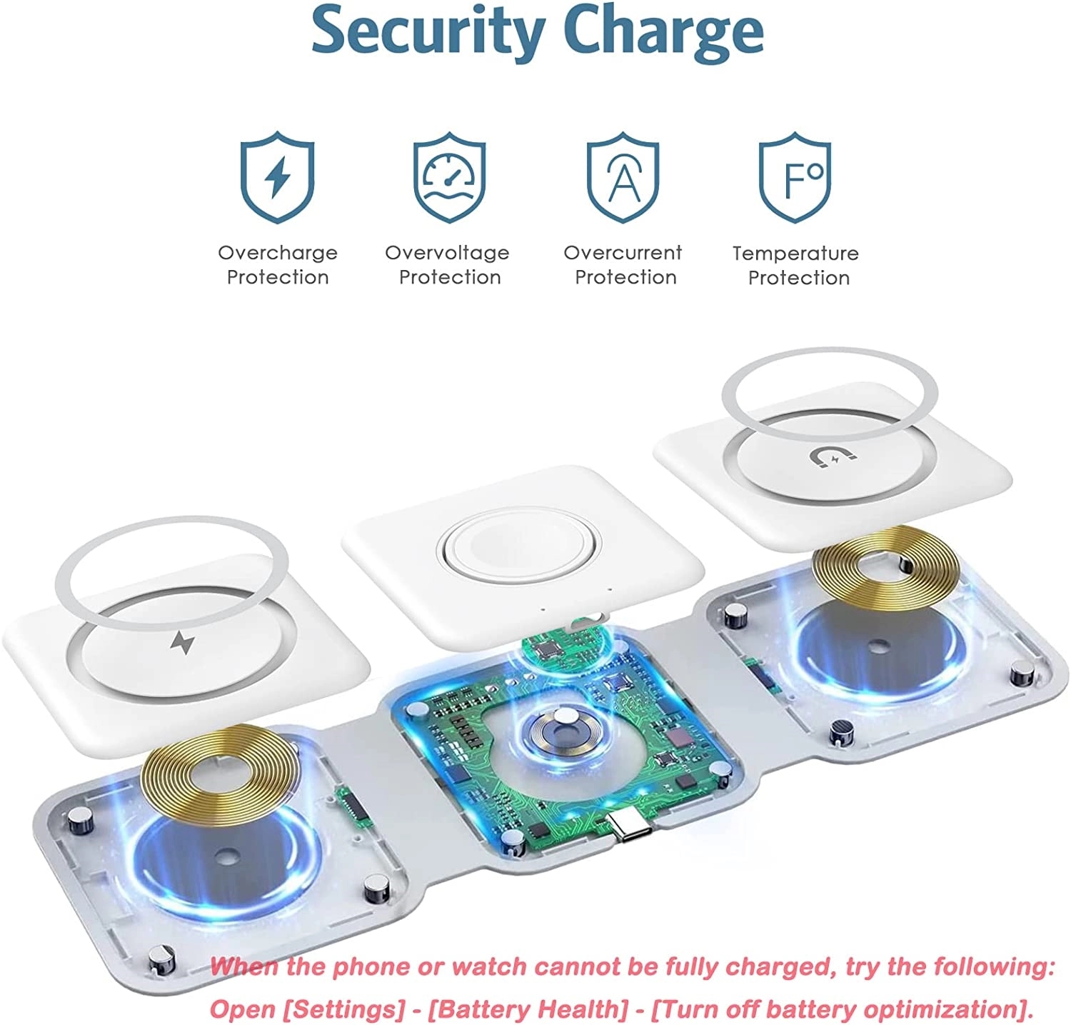 3 In 1 Foldable Wireless Charger 7