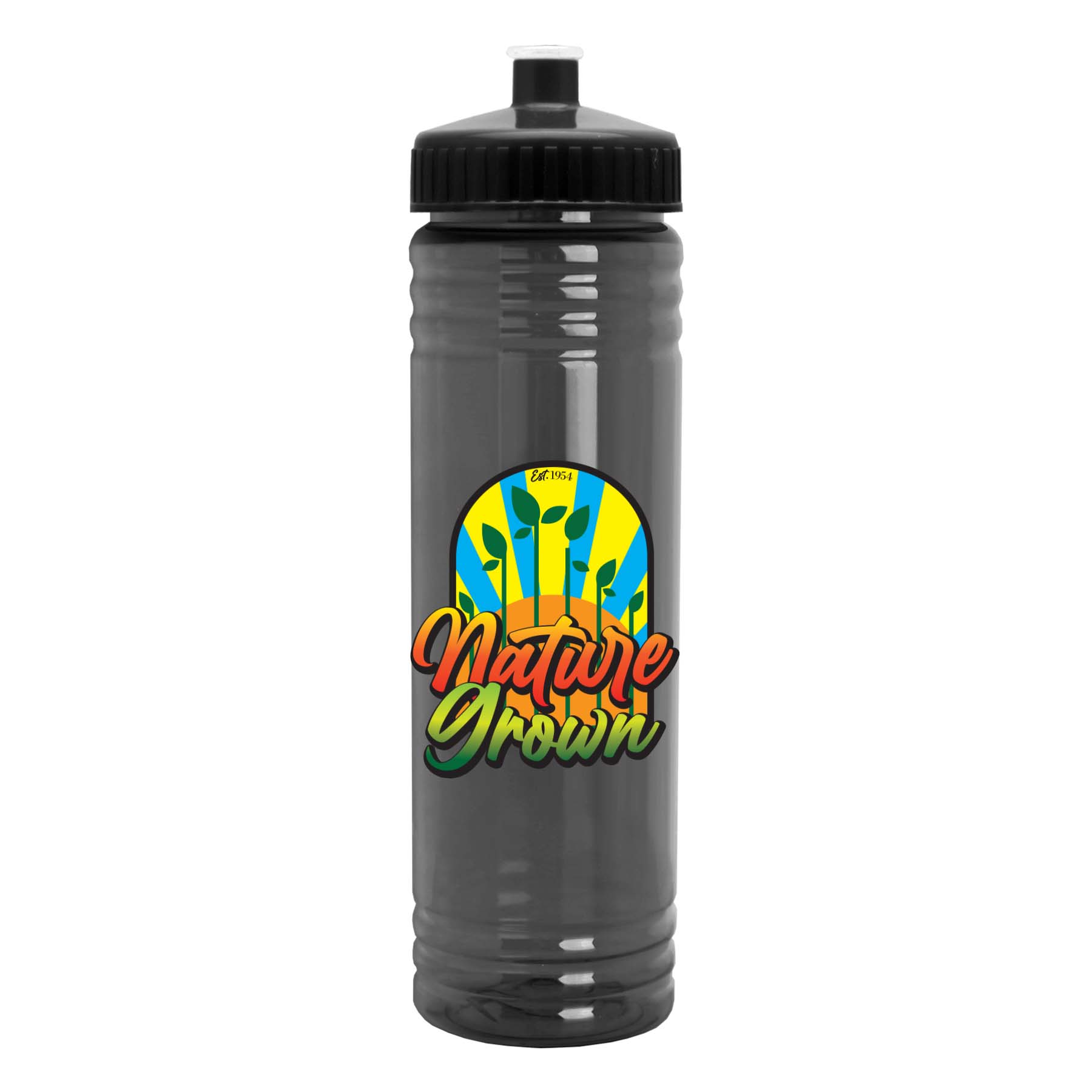 24 oz. Slim Fit UpCycle RPET Bottle with Push-Pull Digital 2