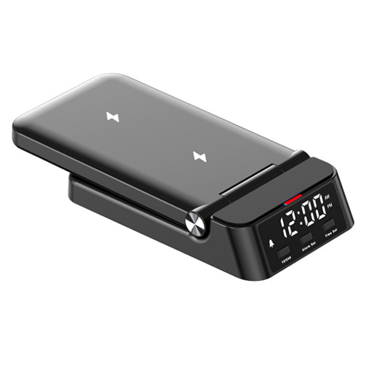 25W 4-IN-1 Foldable Wireless Charging Station with Clock 3