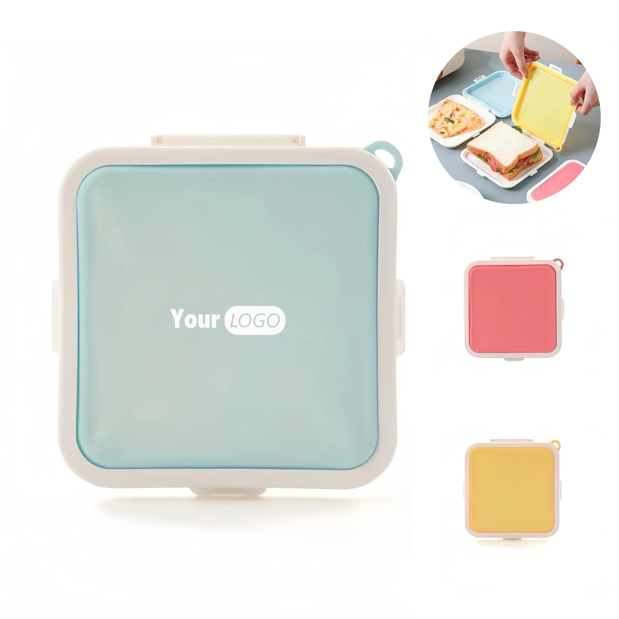 Polypropylene Sandwich Bread Preservation Storage Box 2