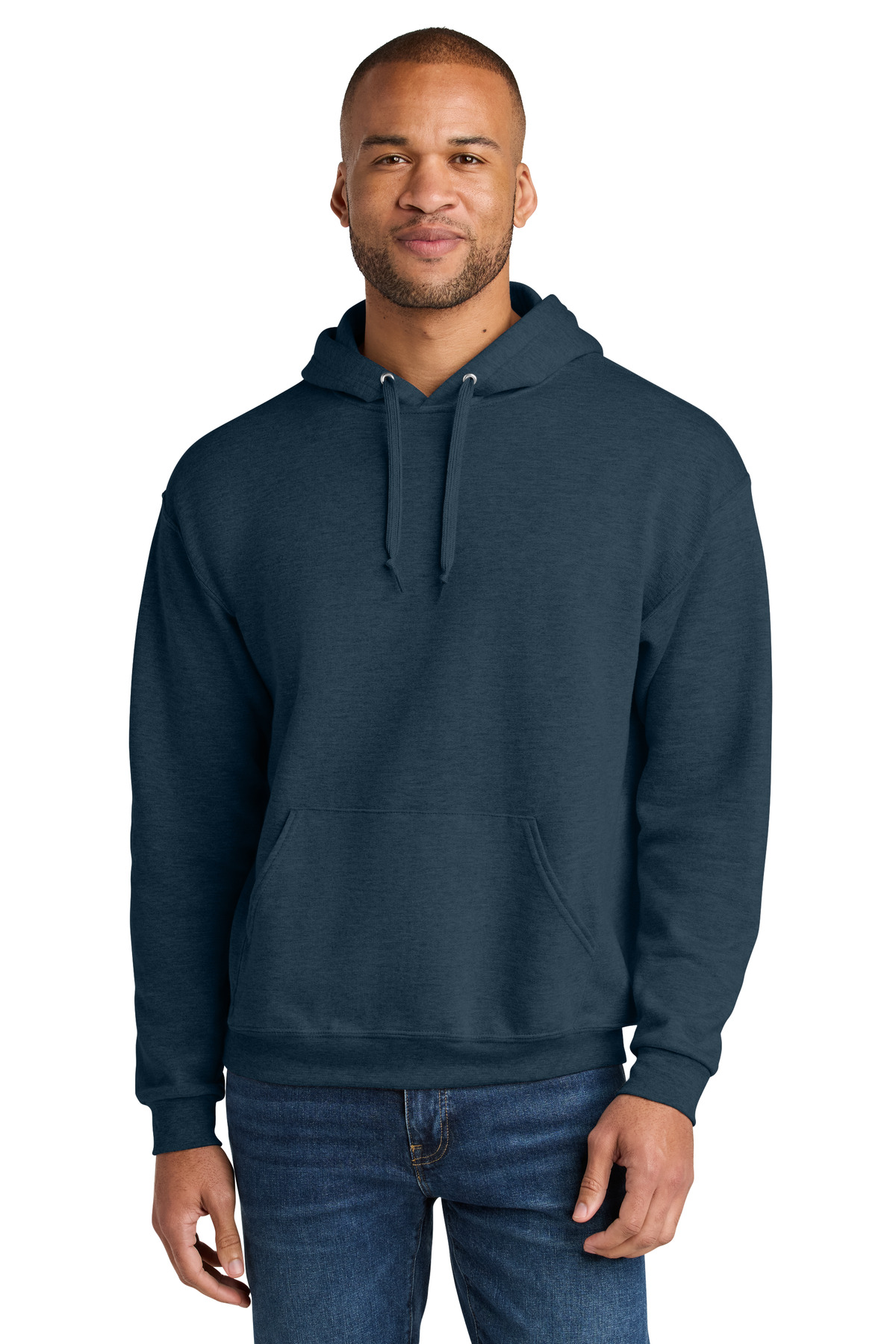 Jerzees Ultimate Unisex CVC Ring Spun Hooded Sweatshirt IC49M 61