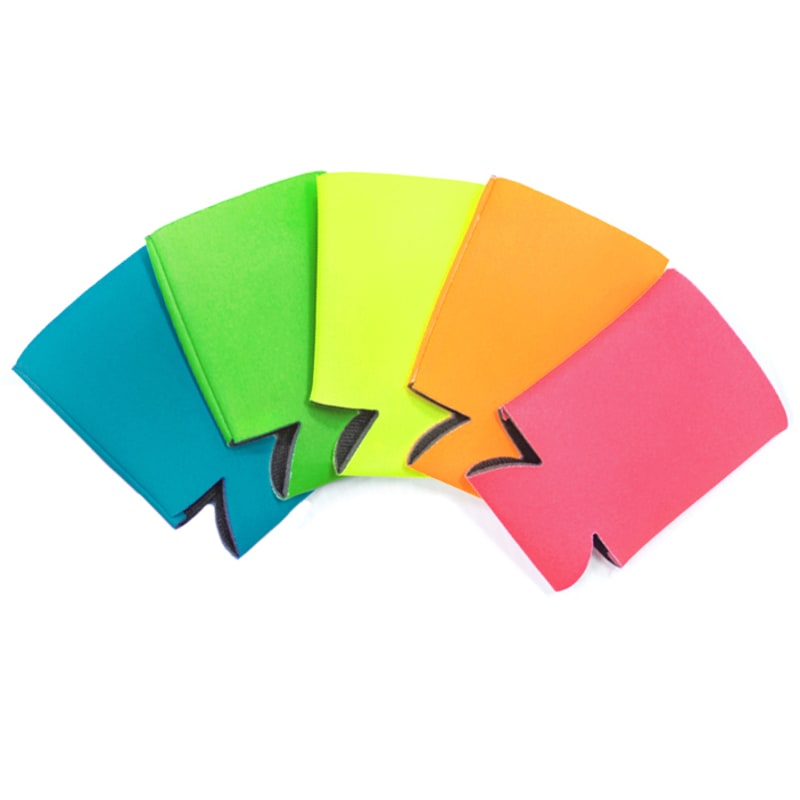Fluorescent Neon Foam Collapsible Coolies 9