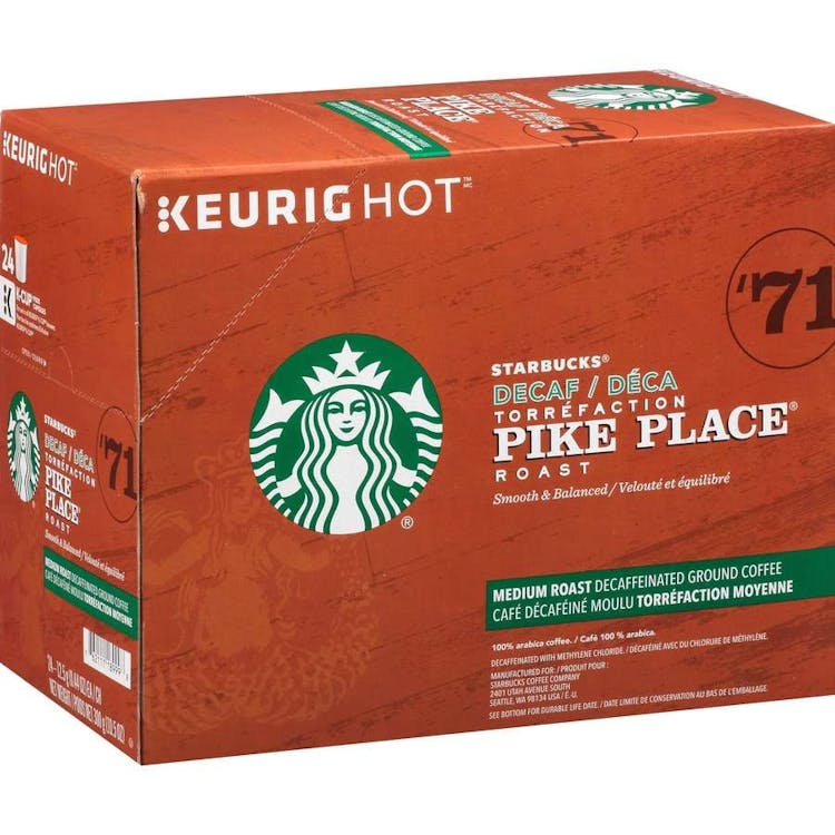 Starbucks K-Cup Coffee - Decaf Pike Place Roast 1