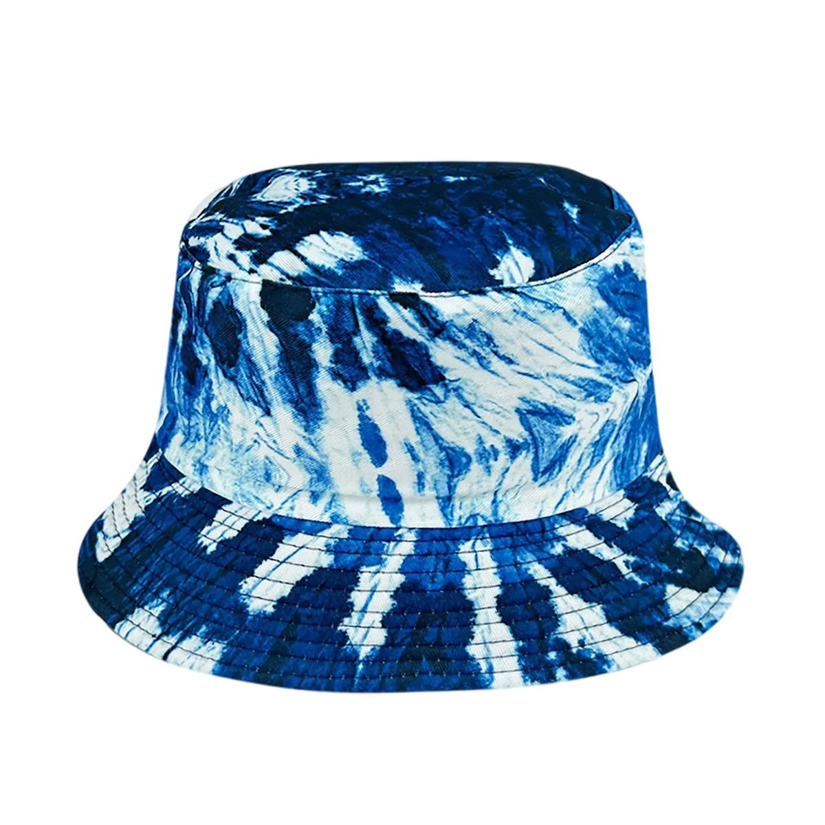 Plastic Tie Dye Hat with Foldable Double Sided Design 20