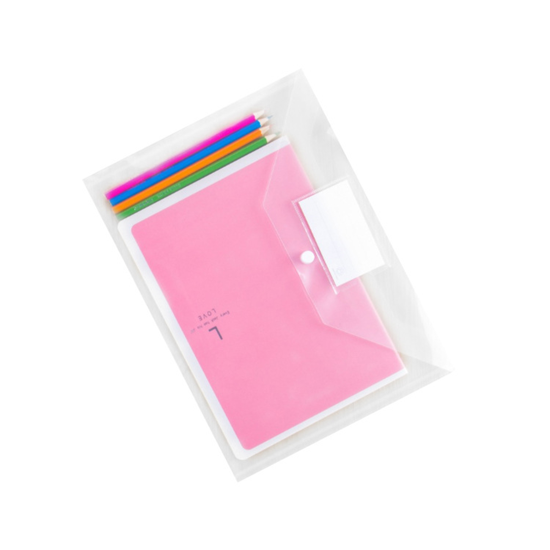 Document Envelope Pouch W/ Label Pocket 4