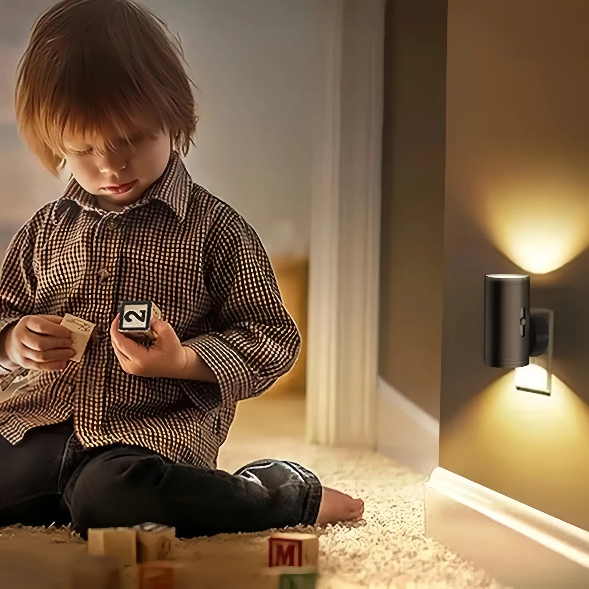 Plug in Automatic Night Light with Adjustable Brightness 4