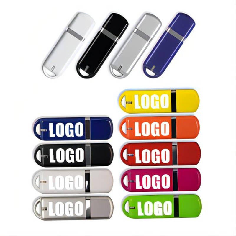 Plastic Flat Style USB Flash Drive (1GB) 1