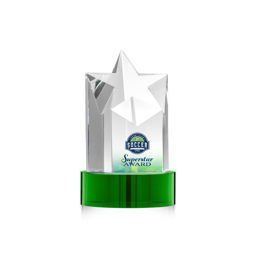 Berkeley VividPrint™ Award on Stanrich Base - Green 20