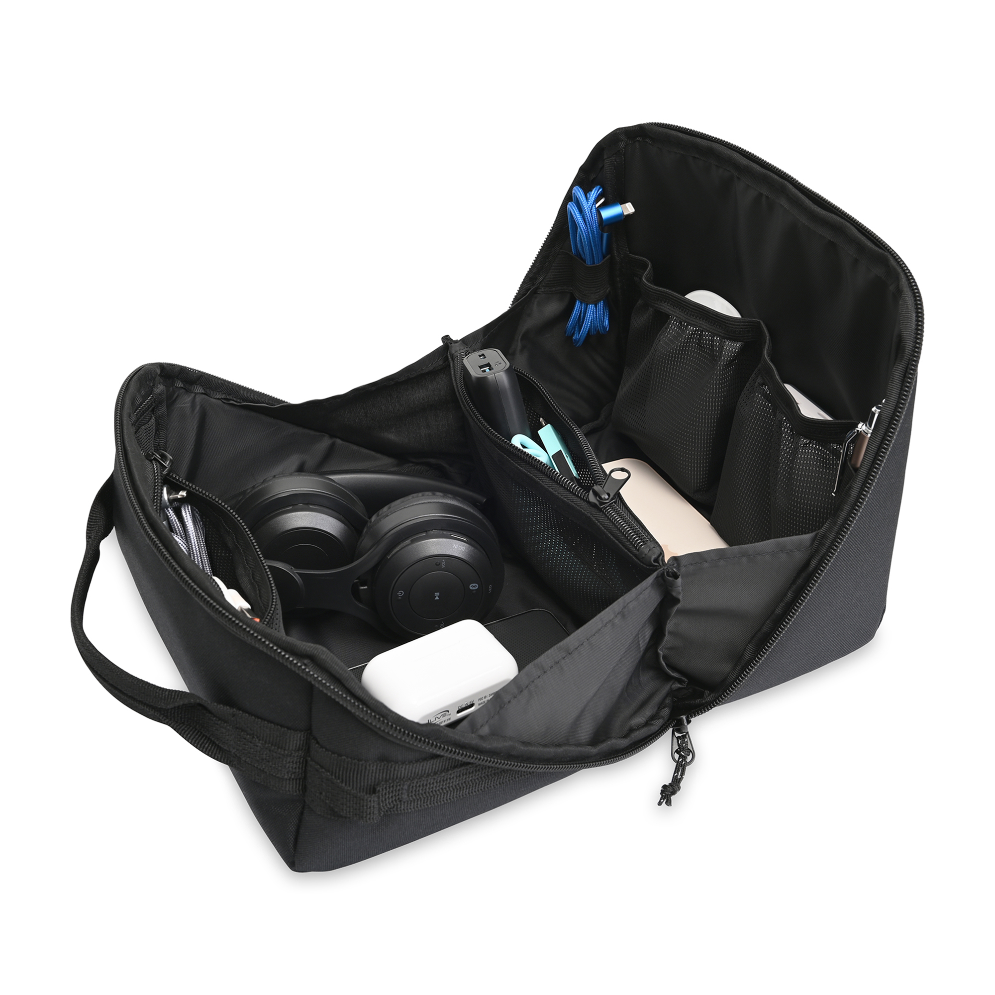 Newton Recycled rPET Fold Out Tech Organizer 2