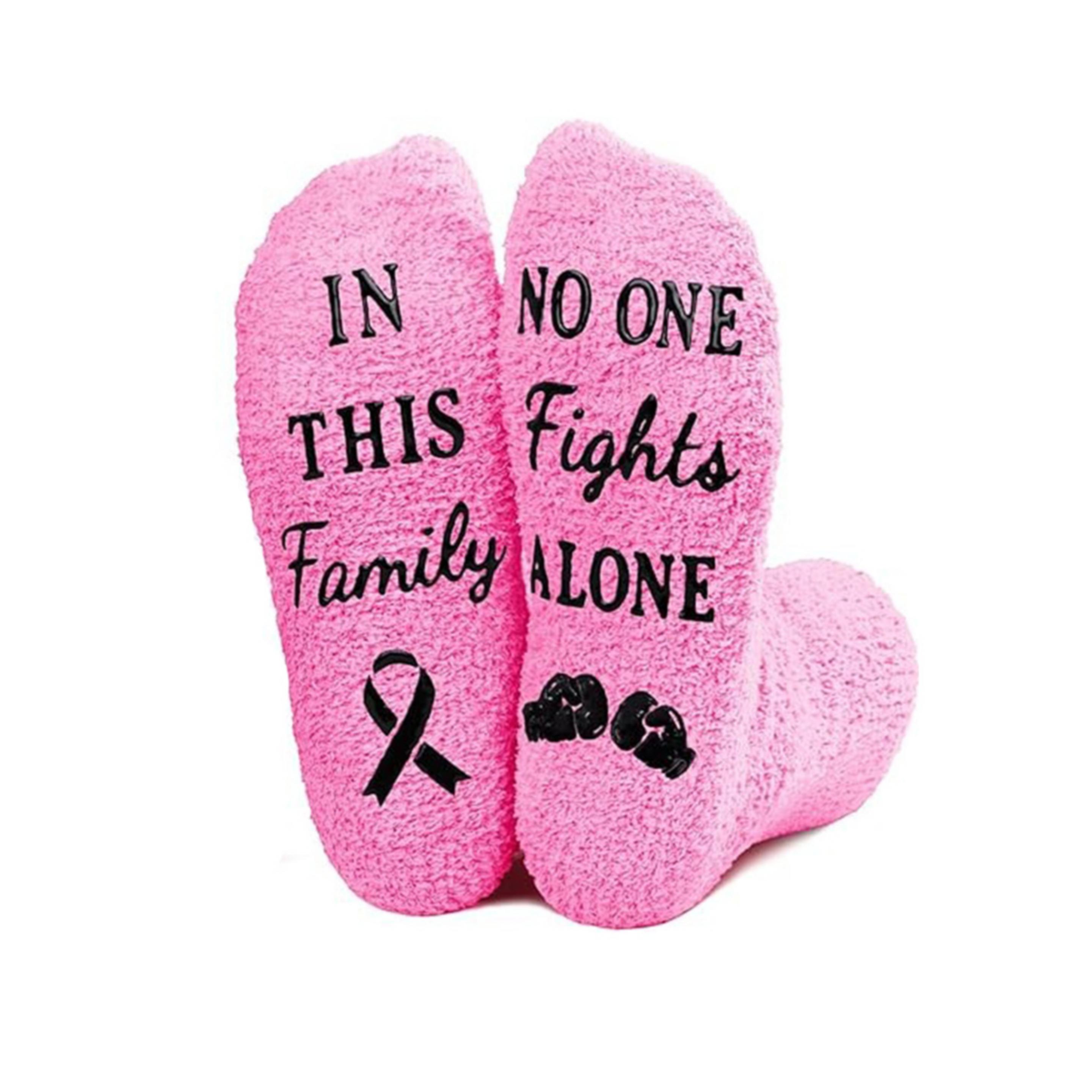 Breast Cancer Pink Socks 4