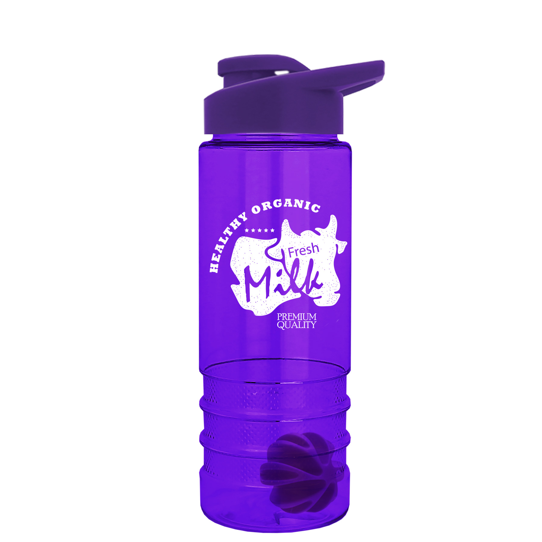 24 oz. Salute Shaker Bottle with Drink-Thru 5