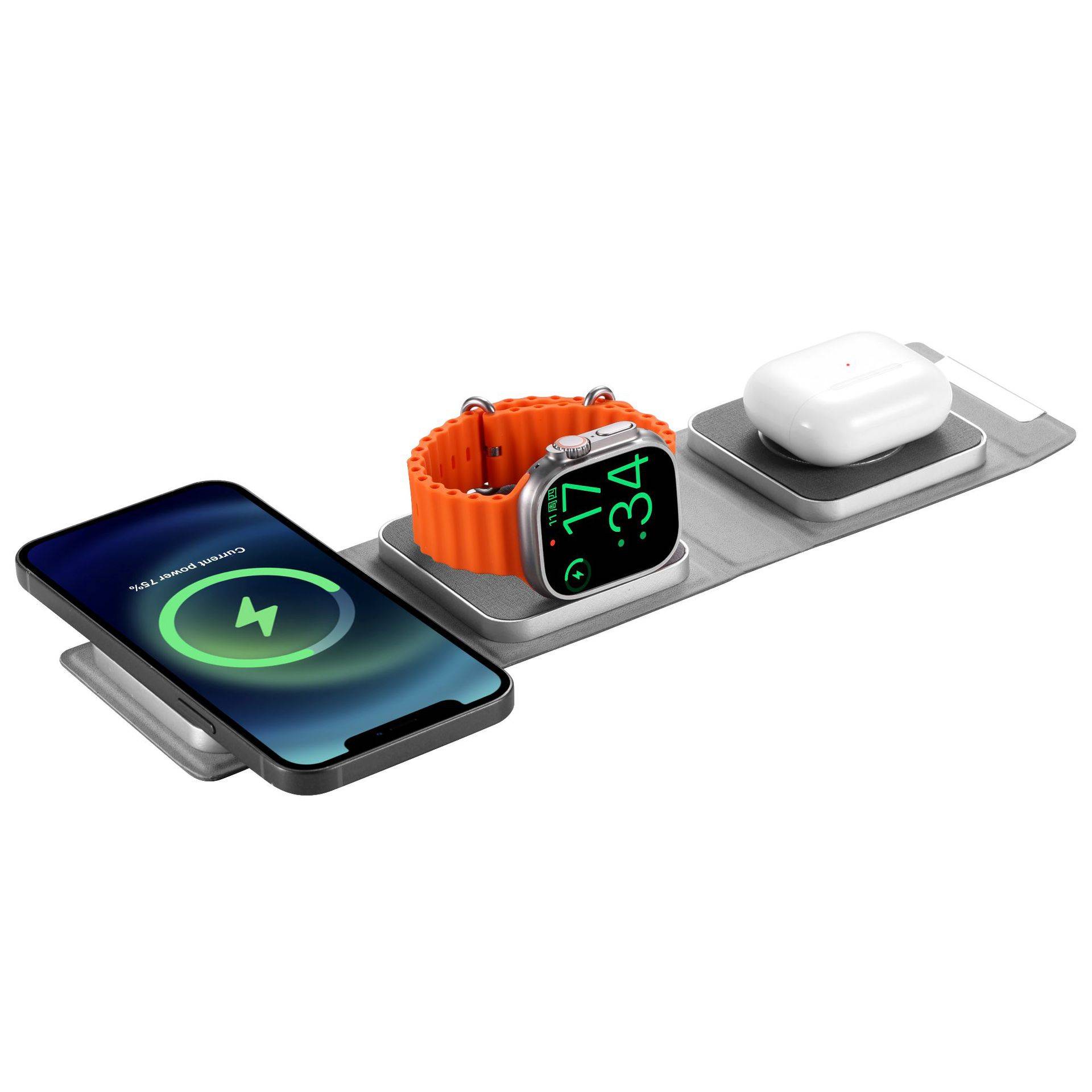 Travel 3 in 1 Charging Station for Multiple Devices Apple Co 4