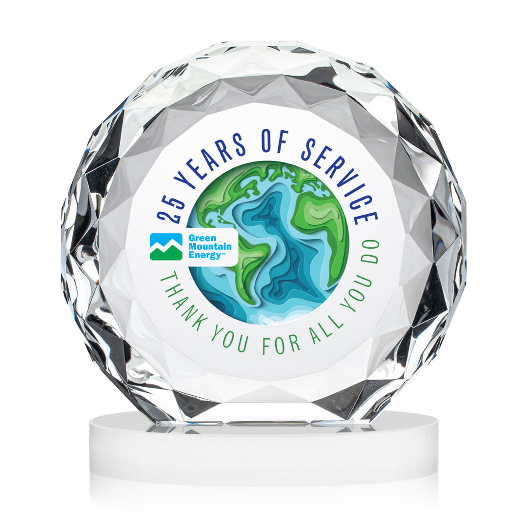Seville VividPrint™ Award on Alberton Base - White 1