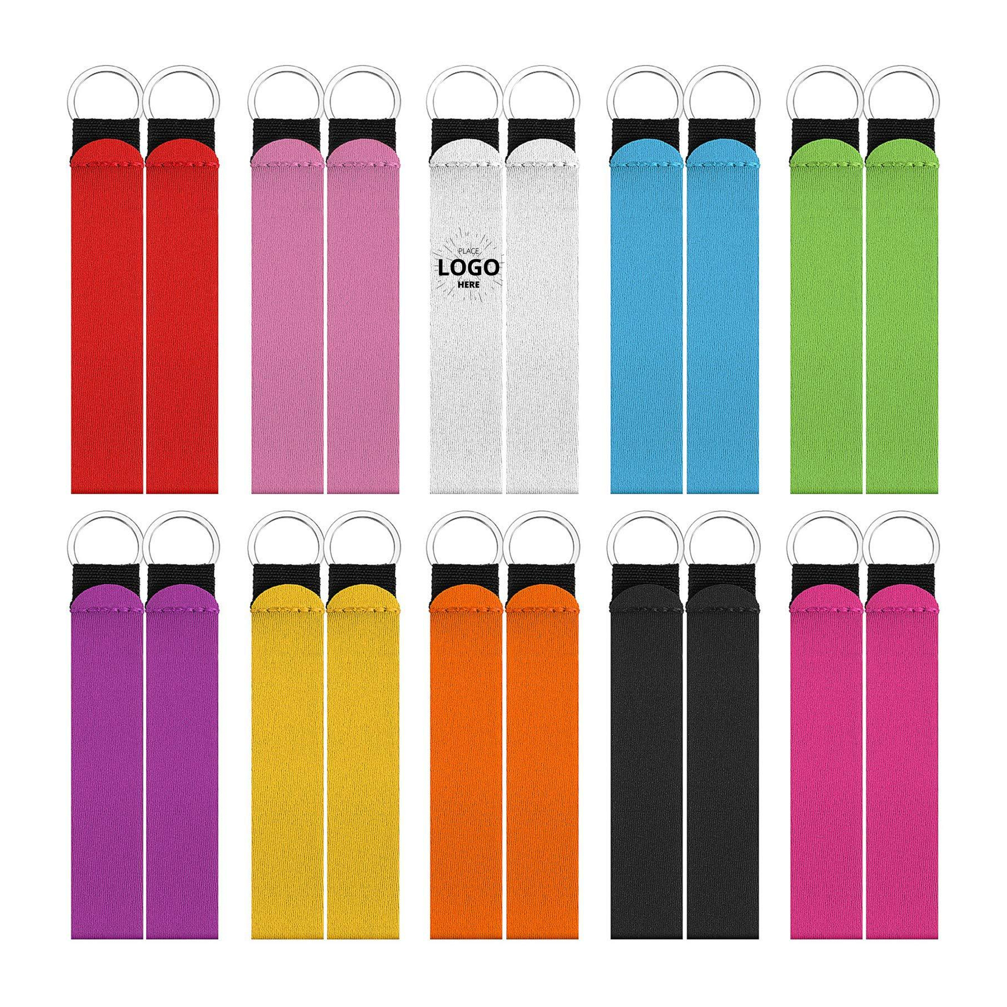 Full Color Neoprene Wrist Keychain 1