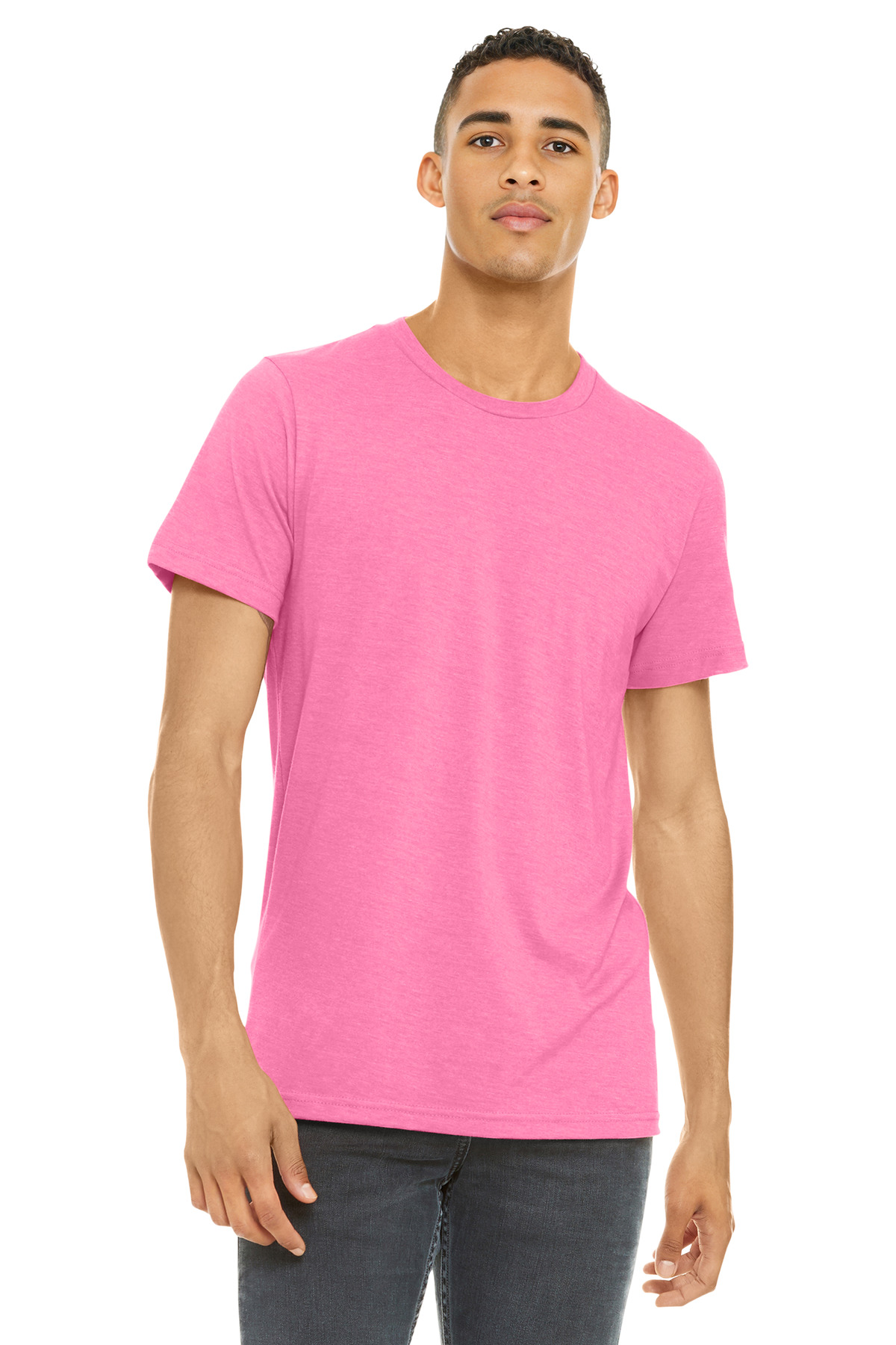 BELLA+CANVAS Unisex Heather CVC Short Sleeve Tee. BC3001CVC 619