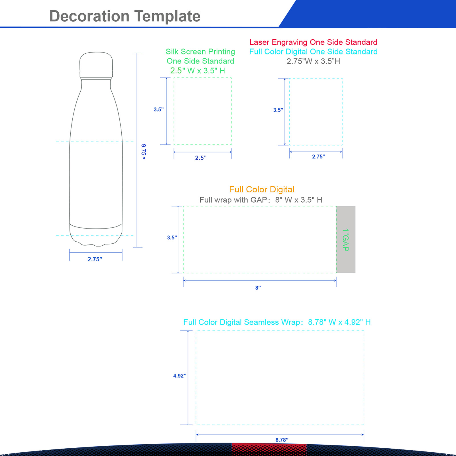 17 OZ. Ritar Stainless Steel Water Bottle 2