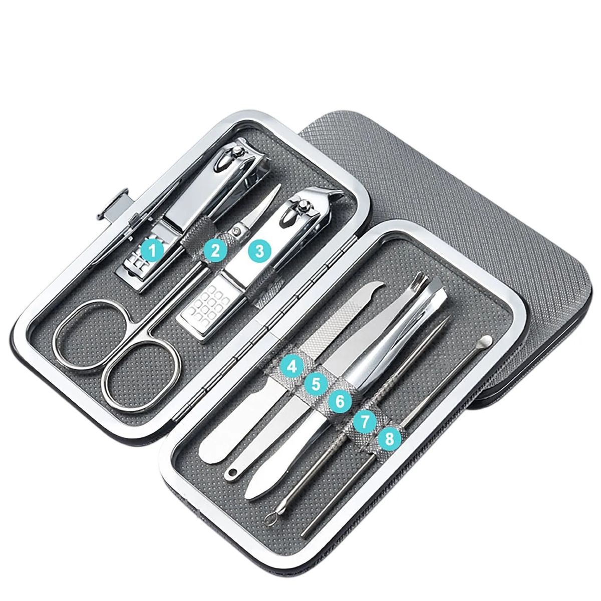 Compact Grooming Set with Sharp Nail Tools 8